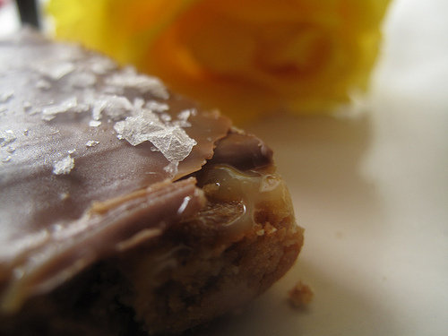 Salted Chocolate Caramel Shortbread