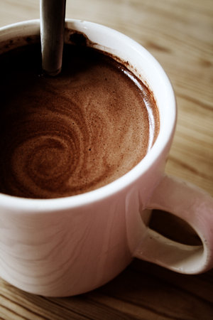 Hot Cocoa with Tipsy Peppermint Marshmallows