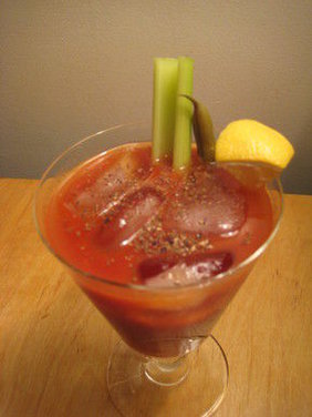 Horseradish Vodka Bloody Mary