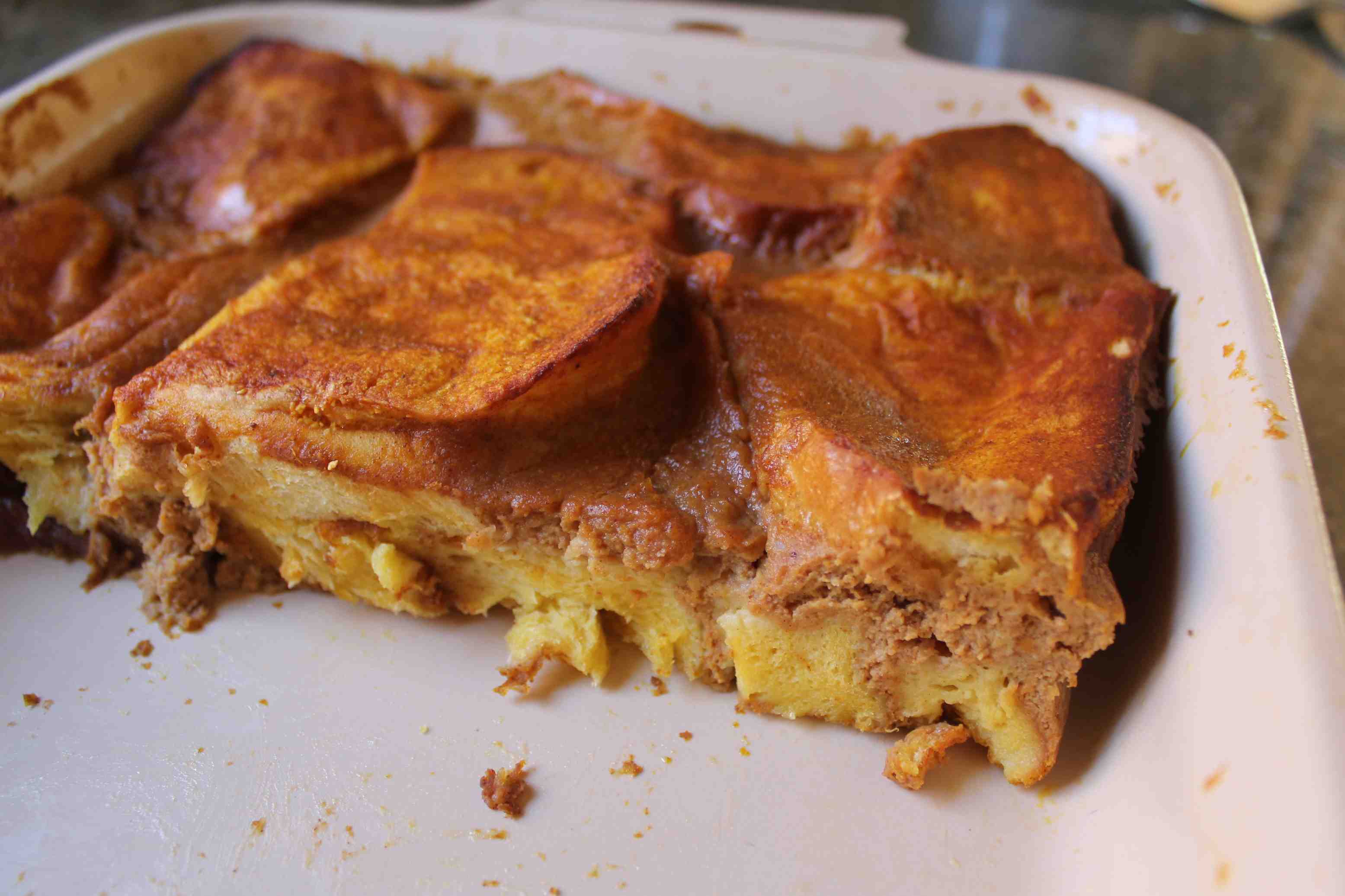 Baked Pumpkin Pie French Toast