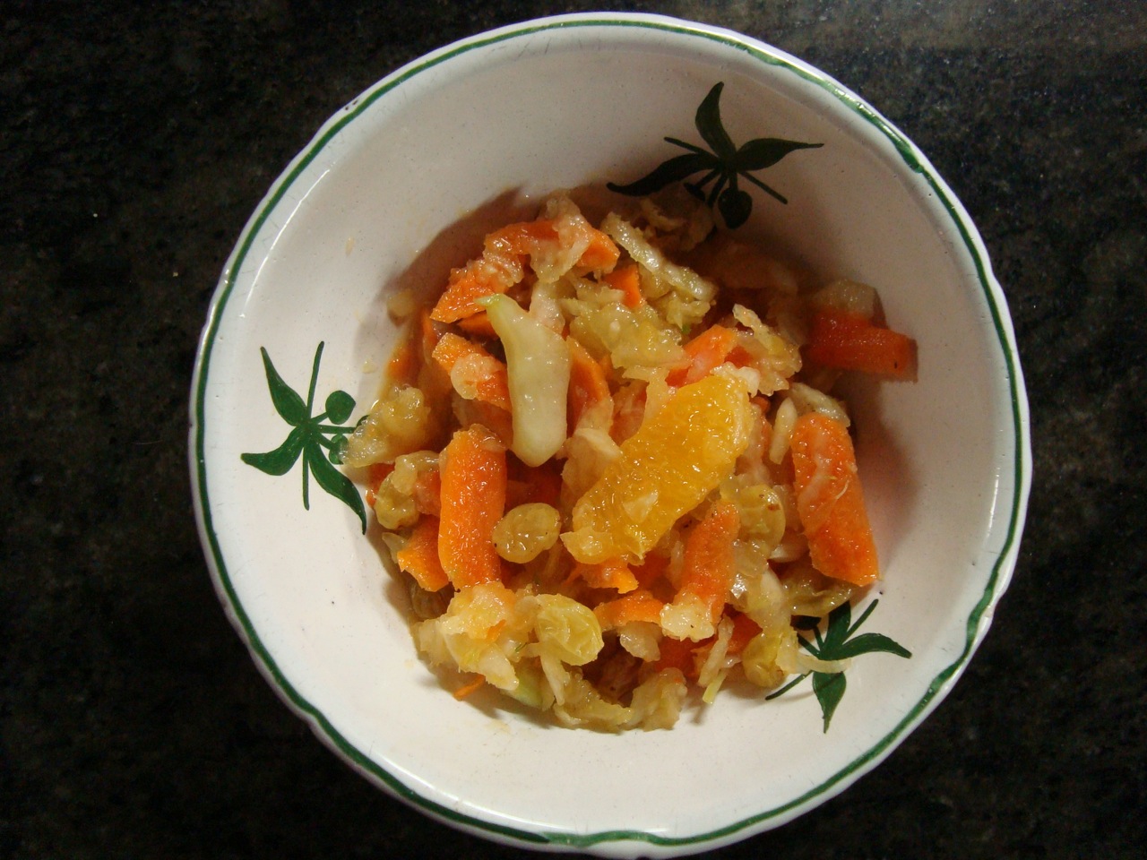Fennel Slaw with 3 C's: Carrots, Clementines, and Cucumbers