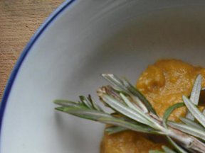 Butternut Squash Puree with Allspice and Tahini