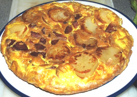 Andouille Tortilla