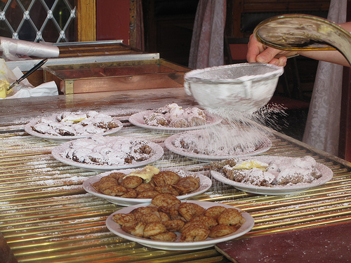 Bacon poffertjes