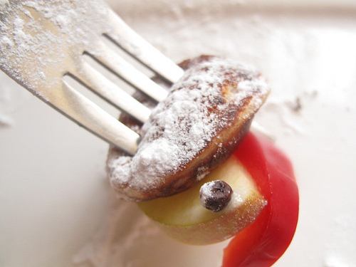 Bacon poffertjes