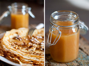 Perfect crepes with Salted Caramel Sauce