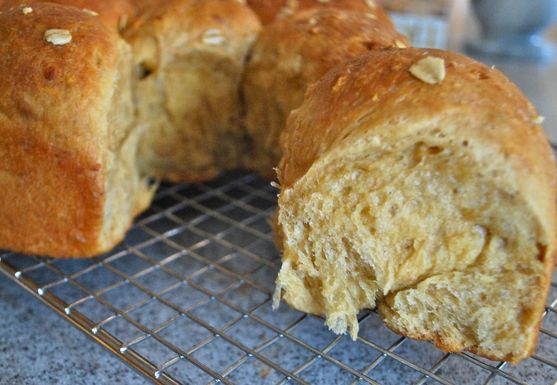 Heavenly Oatmeal-Molasses Rolls