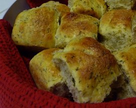 Pumpkin & Rosemary Soft Rolls