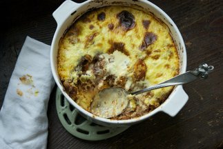Pane Carasau and Lamb Deep Dish Lasagna