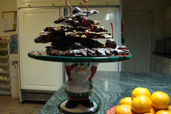 Ancho Chili-Cinnamon Chocolate Bark