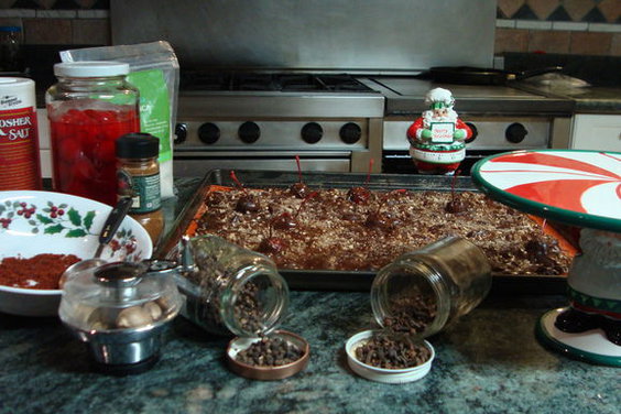 Ancho Chili-Cinnamon Chocolate Bark