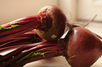 Beet and Ginger Soup with Cucumber