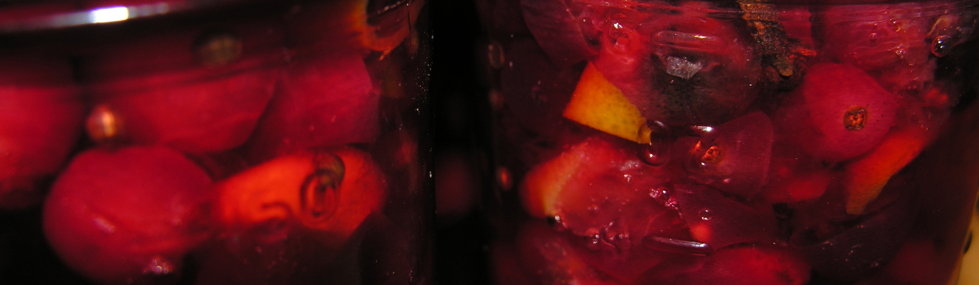 Pickled cranberries