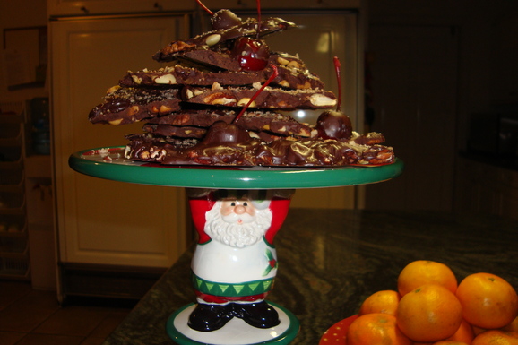 Ancho Chili-Cinnamon Chocolate Bark