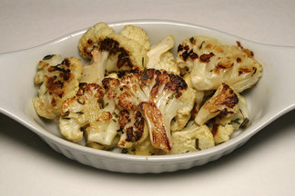 Roasted Cauliflower and apple