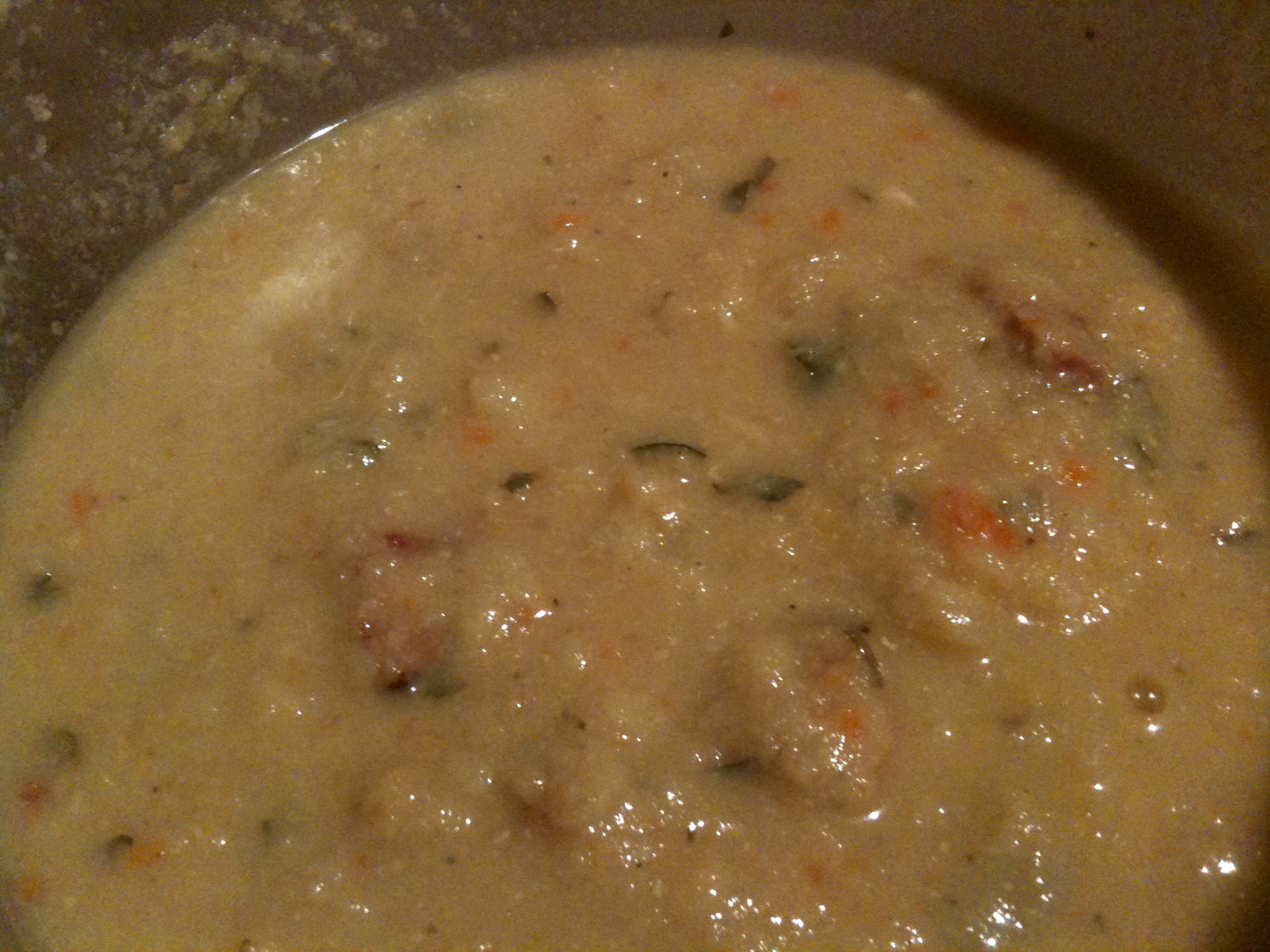 Red Lentil Soup With Smoked Kielbasa