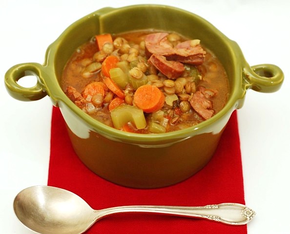 Lentil and Chorizo Soup