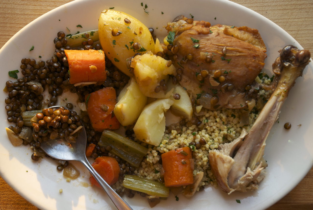 Chicken & Lentil Cholent