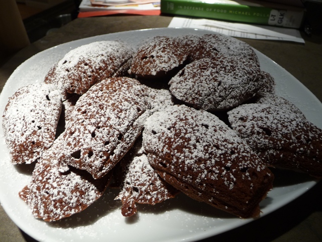Chocolate-Orange Madeleine Cookies
