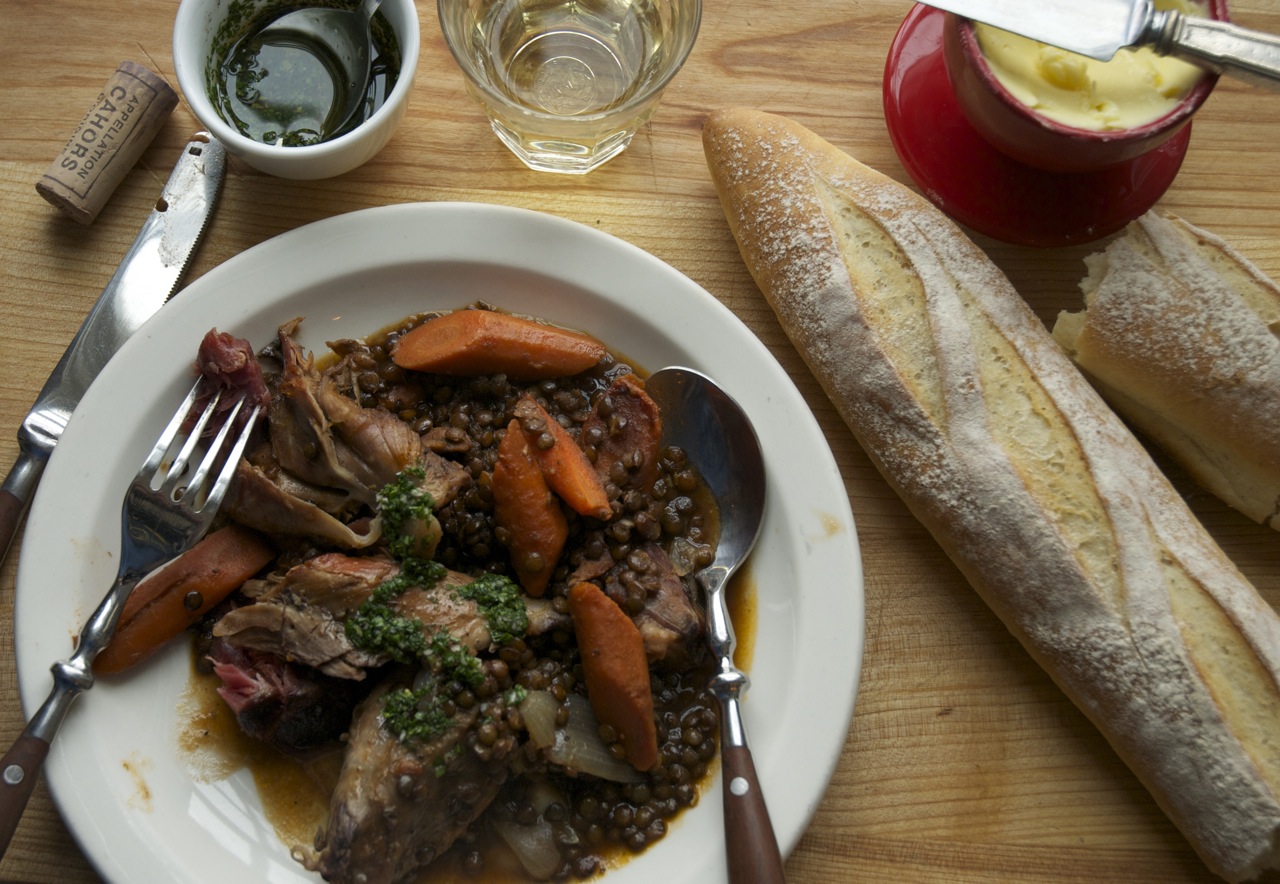 Fugly Lentils and Drunken Pig