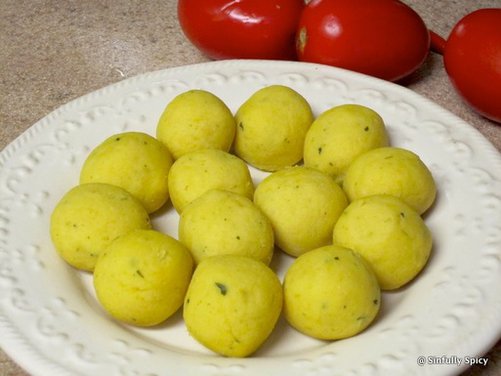 Curried Lentil Balls