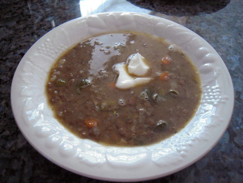 Lentils Once, Twice, and Thrice: Lentils Once with Brown Rice, Lentils Twice in Soup, and Lentils Thrice as Lentil Cakes
