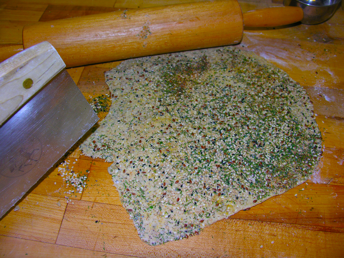Kräuter Knäckebrot
