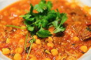 Lentil & Chorizo Stew with Saffron & Cinnamon