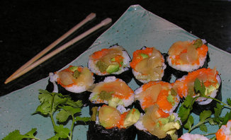 O's organic almost vegetarian sushi 