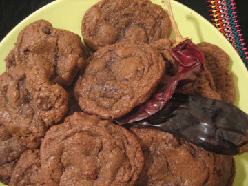 Double Chocolate and Chilli Cookies