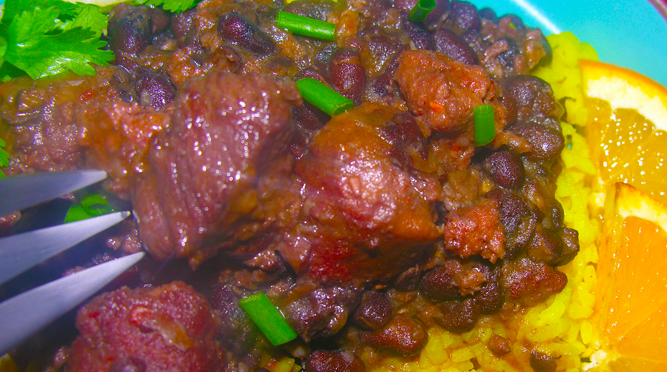 Iara's Feijoada Completa (black beans)