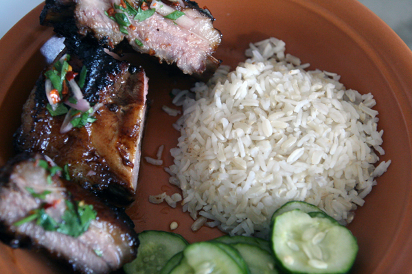 Thai-Style Grilled Short Ribs with Spicy Dipping Sauce