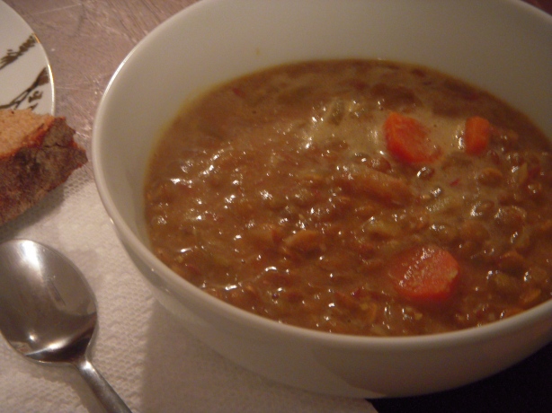 Charming Curried Lentil Soup