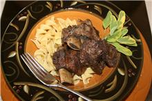 Maple Braised Short Ribs with Browned Butter Noodles