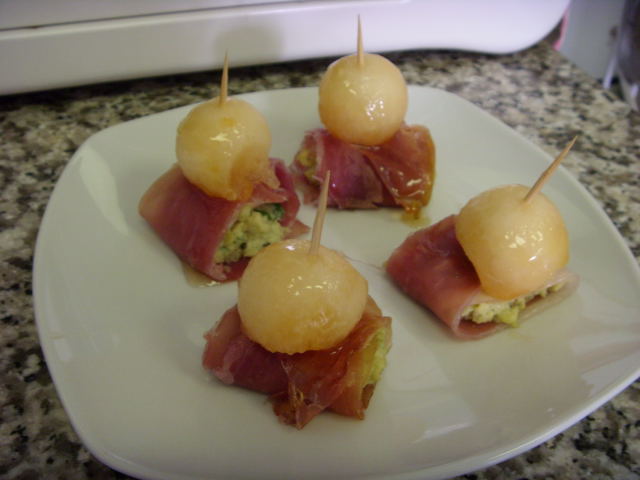 Parma Ham and Blue Cheese Roll