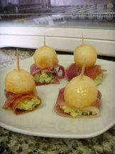 Parma Ham and Blue Cheese Roll