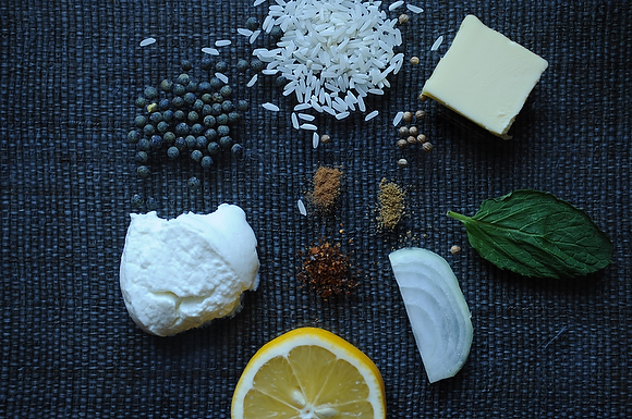 Mujaddara with Spiced Yogurt