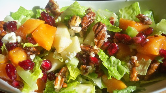 Apple_persimmon_salad