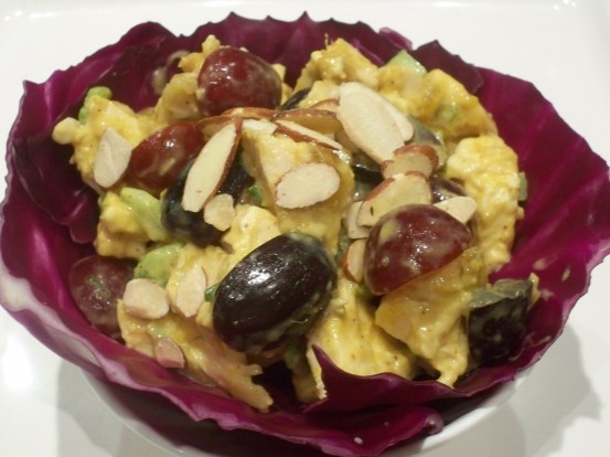 Curry Chutney Chicken and Fruit Salad
