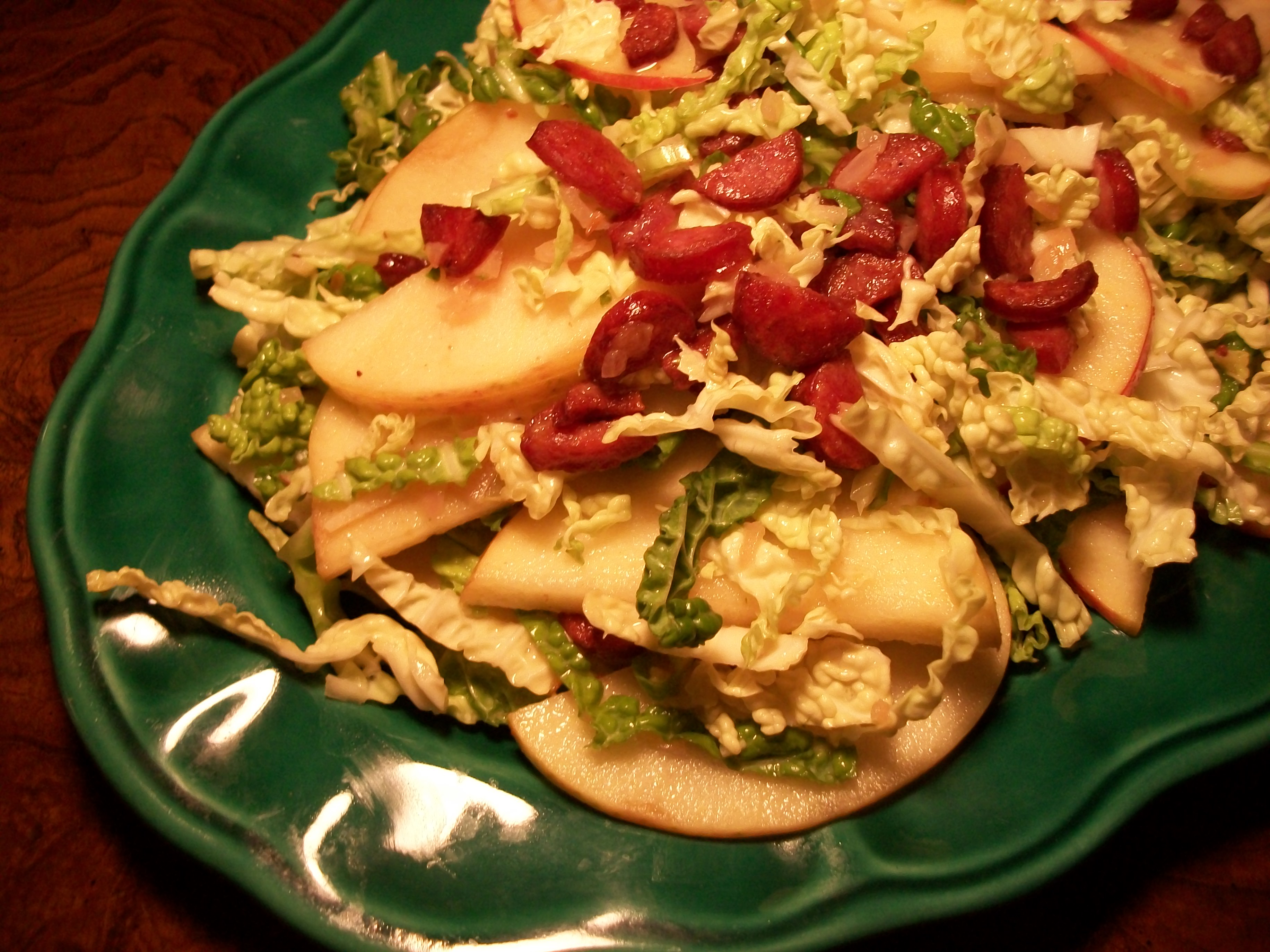 Polish Apple and Cabbage Salad recipe on