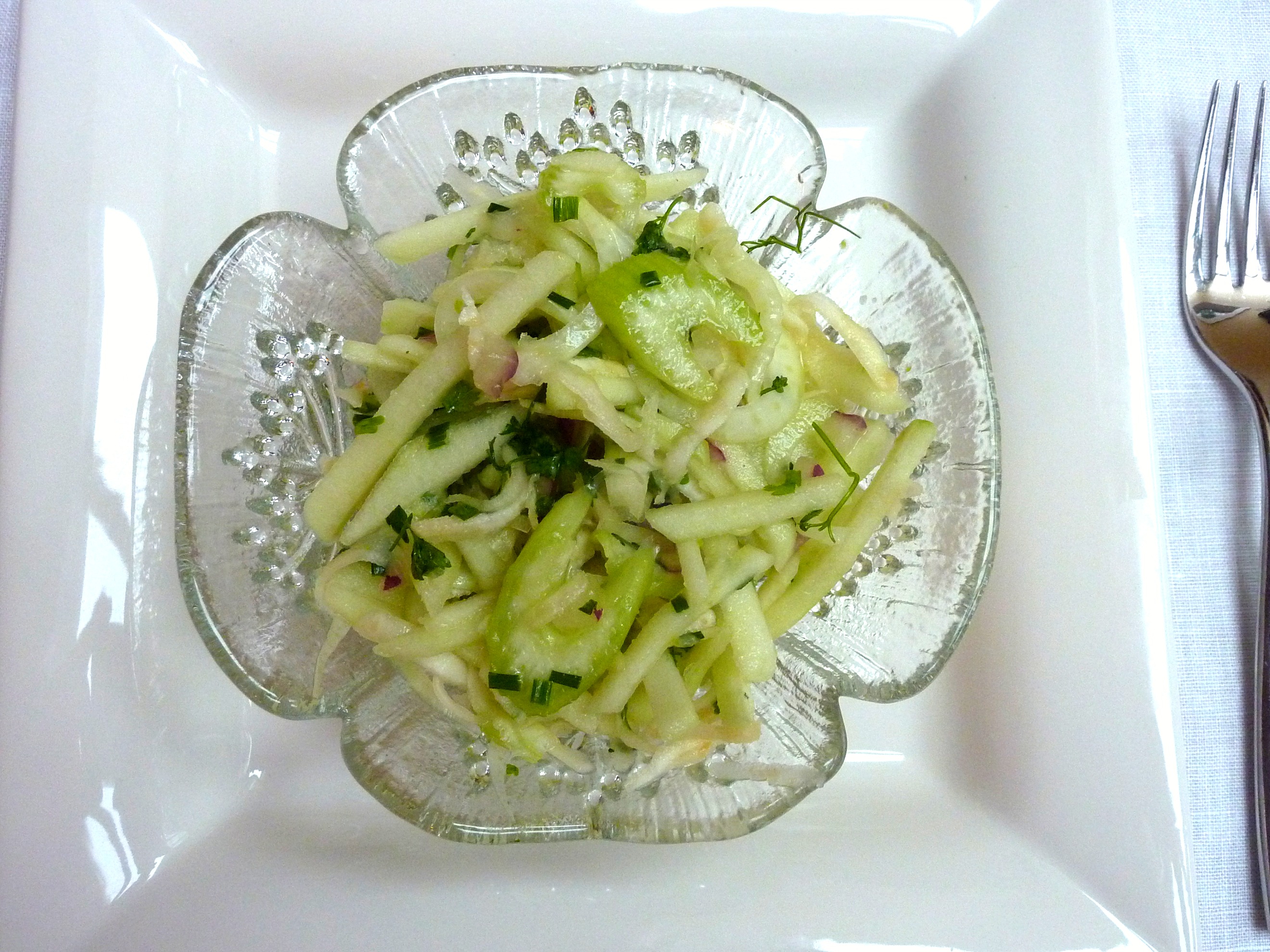 Refreshing Apple and Two Celery Salad for the Wintertime Blues