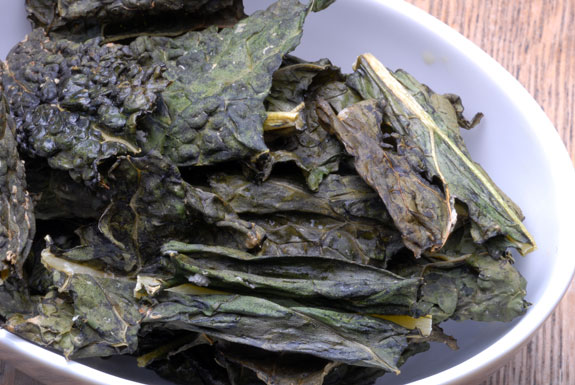 Salt and Vinegar Kale Chips