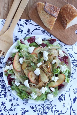 Applefennelsalad