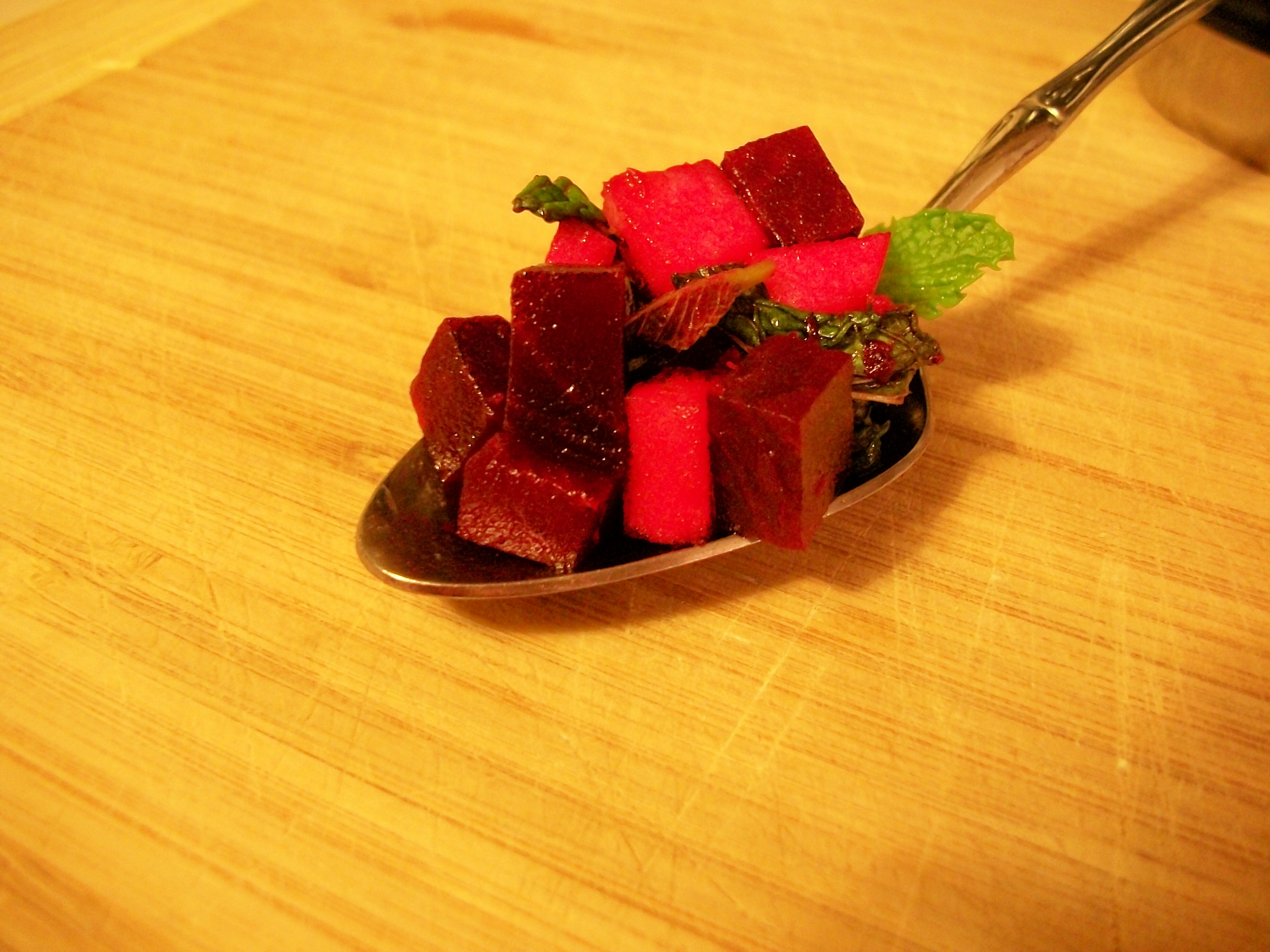Apple, Beet, and Mint Salad