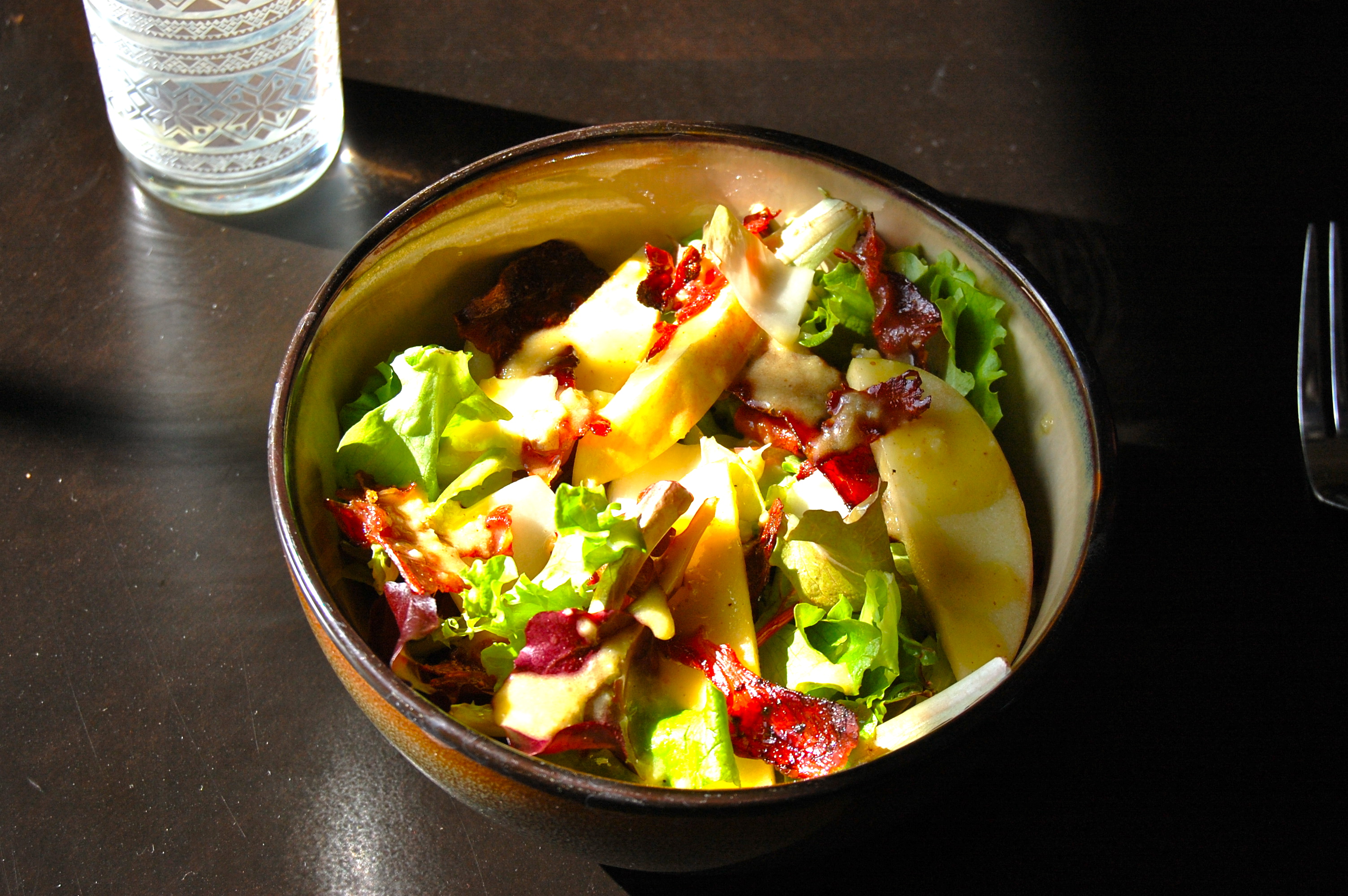 Apple Maple Prosciutto Salad