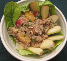 Crispy, crunchy, apple-quinoa salad
