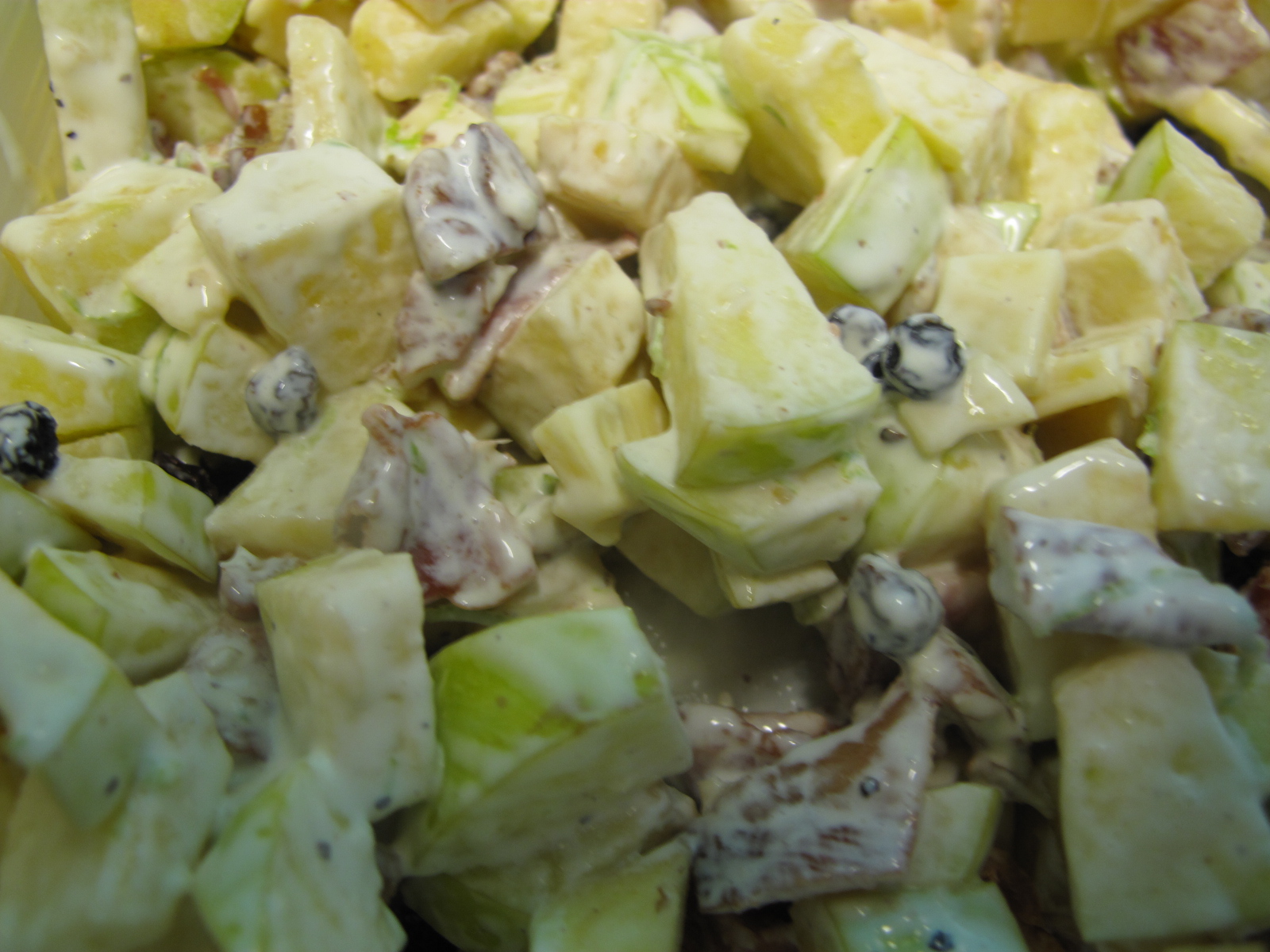 Salad ABC - Apples, Bacon, Cumin Cheese