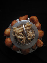 Nigerian puff-puff (and fish)