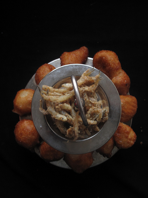 Nigerian puff-puff (and fish)