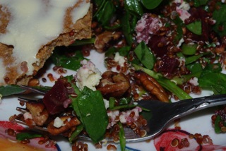 Apple and Red Quinoa Salad